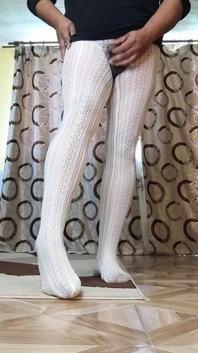 Cum in pantyhose