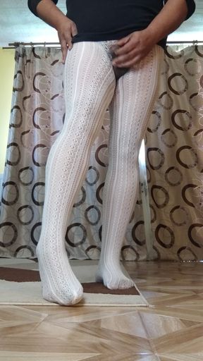 Cum in pantyhose