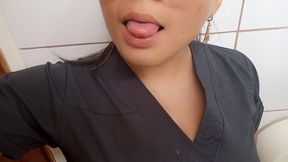 Doctor Masturbates in the Clinic Bathroom, Screaming for Cock