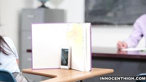 ”Ultra sexual Jasmine Summers makes from her professor a sex toy”