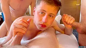 Using The Gorgeous Twink - Mitch Schif, Felix Hanan And Jake Worthy