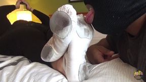 Sarah Trains Footstool to Love Dirty Ballet Slippers (Ignore) (HD)