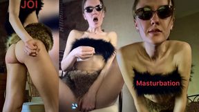 Fur fetish JOI countdown with pussy rubbing