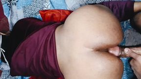Indian Bhabhi Big Ass Fucking Hardcore Doggy Style Position with Clear Hindi Voice