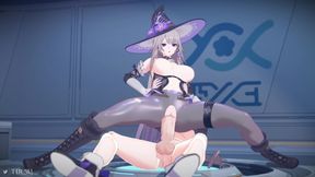 Herta - Sitting on His Face and Then on Futa Dick