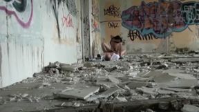 Young scally lad fucking oudoor