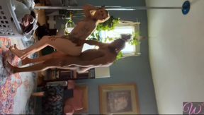 TS DianaDeelight gets destroyed by BBC Alpha BigDaddy8inchz raw hard creampie