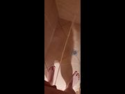 Quick shower piss