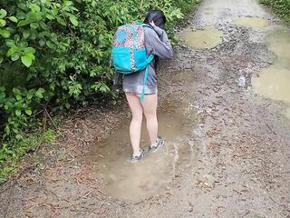 Soaking Soaked Gal Piddle shoes and Puddle Walking