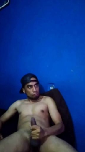 Home video of Mexican alone at home