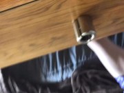 SEXY LOW HANGING BALLS DANGLING HOURGLASS SCROTUM
