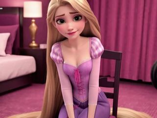 AI Generated Rapunzel Casting Sex - Sinless Princess 1st Fellatio