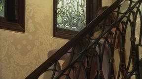 Roxy Jezel drilled in the ass on the stairs