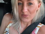 OMG! Im Taxi heimlich zum Orgasmus gefingert