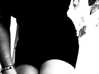Silent Cinema and Ebony and White Vintage Angel Seducing U with Nylons, Costume and Heels