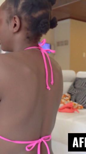 The strict religious EBONY TEEN had spent years being perfect... and then begged me to ruin it   Clip 2