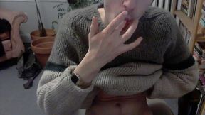 There\'s a Hairy Bush Under That Sweater :)