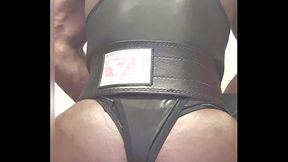 Flex Pose Verbal Oiled Muscle Butt Prostate Milking Session