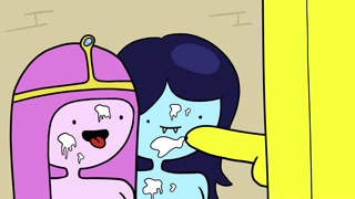 Princess Bubblegum and Marceline Fuck a Banana Guard