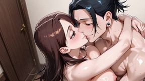 geto x shoko (jjk) ai