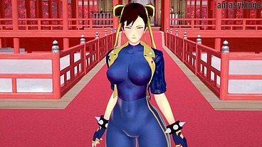 Chun-Li Fornite blowjob and fucking - RED1 - Street Fighter - Full & Full POV on Sheer & PTRN: Fantasyking3