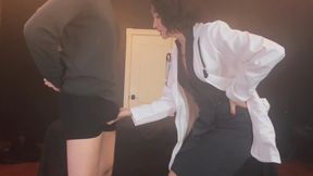 Ballbusting Handjob Remedy with Doctor Von Lux Starring Lee Von Lux and Mr. D