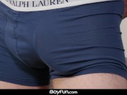 French Twink Anton Azuro Jerks Off - Boyfun