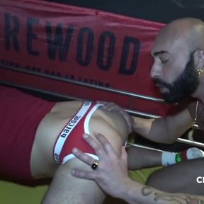 Marco Rush fucked bareback by the massive cock of Gianni Maggio