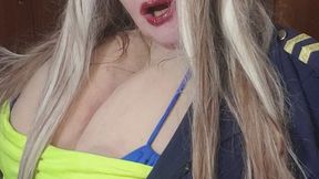 MP4 CupKCindy it's given you a sexy jerk of instruction joi in sexy stewardess outfit showing off her sexy tits you want to take a flight with me? Let's have fun and follow my instruction to give me all your sperm