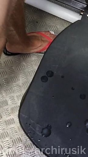 Hot Cruise Toilet Femboy and a Passerby Stepdaddy on a Scooter, Fountains of Cum!