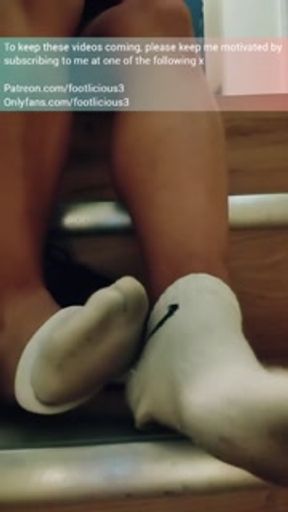 My stepsisters dirty socks I wore.. It smells like cheese!