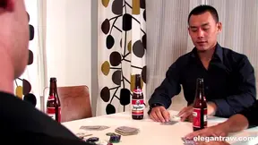 Sensual Woman Gags Deeply While Two Stiff Cocks Slam Her Tight Pussy