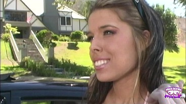 This guy was showing the inside his trunk to this bitch and they started fucking