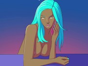 FUTAWEED episode 3: Pierced Futanari girl exposes herself to her friend's Japanese Milf Mom on cam