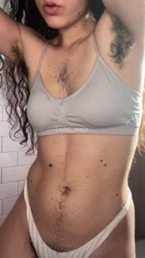 Lick my Extreme HAIRY BODY AND ARMPITS
