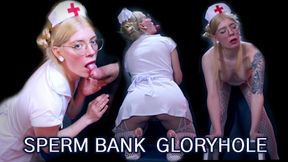 Sperm Bank Gloryhole Split Screen