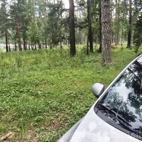 Extreme shock , A slave fucked on the hood of a car near truckers watching our fuck without a condom.