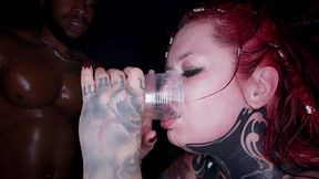 Sabien's BBC PISS GANGBANG with DP and squirting