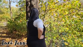 Smoking Pregnant Nun