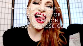 Mouth Guard Masturbator Humiliation