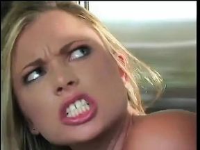 Amazing blonde loves rough handling