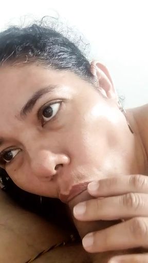 Spectacular blowjob from my cousin