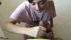 Hot stepdad fucking his latina stepdaughter&#039;s pussy - Porn in English