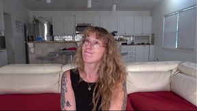 Busty redheaded wife gets banged intense in doggystyle and cowgirl