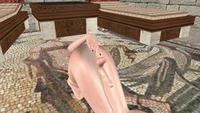 Beautiful Shemale Fingers Ass on Floor 3D Cartoon Hentai