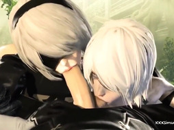 ► Nier Automata B2 Cartoon Anime Game Sex