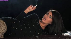 Charley Atwell smoking 3