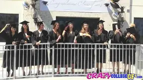 Graduation Party Turns Into Hot Sex With Classmate's Cock In Mouth