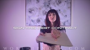 Sign This Debt Contract