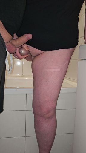 Horny Stepson Begged Me To Cum On My Hairy Pussy bathroom   Clip 1